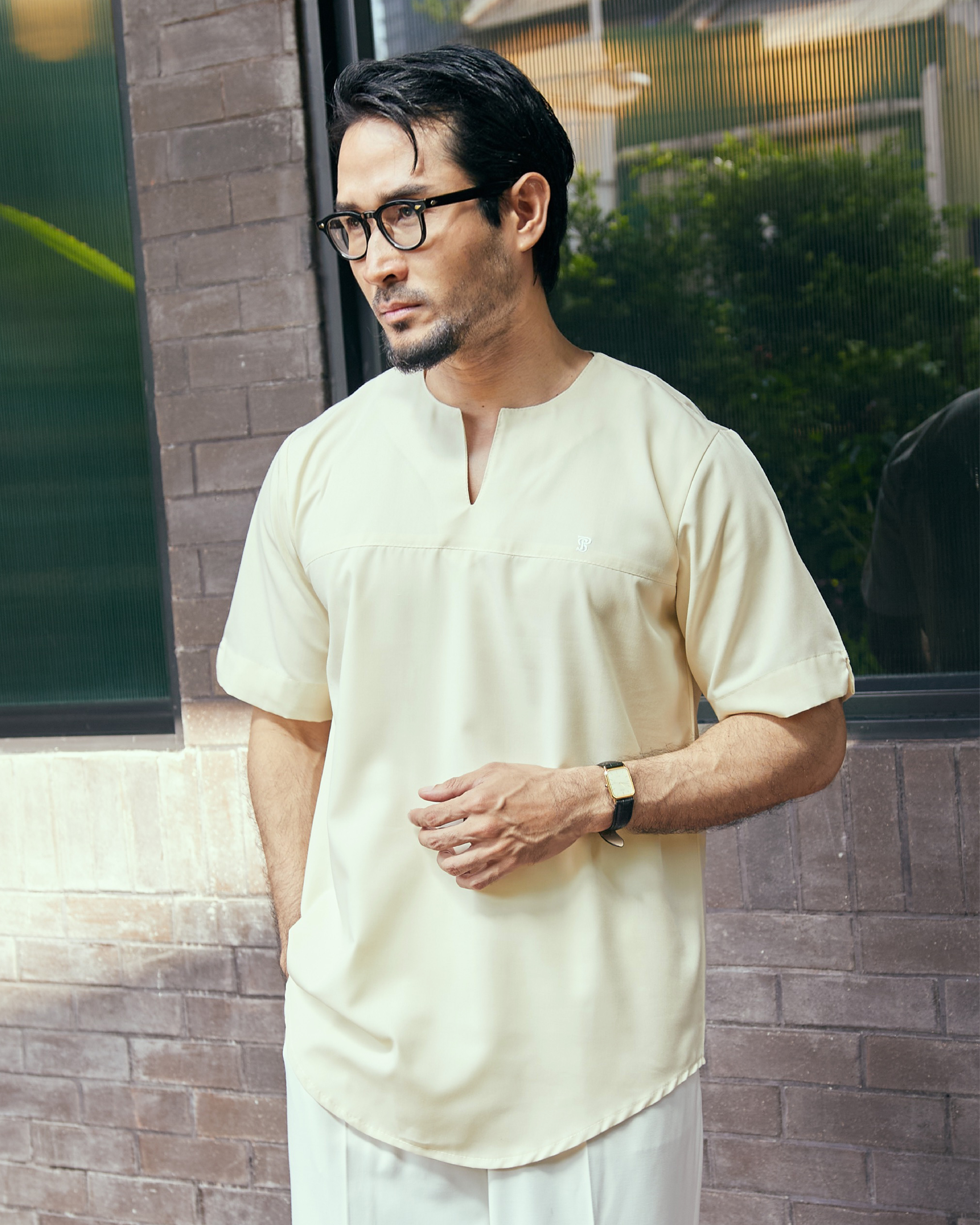 KURTA BADR IN CREAM