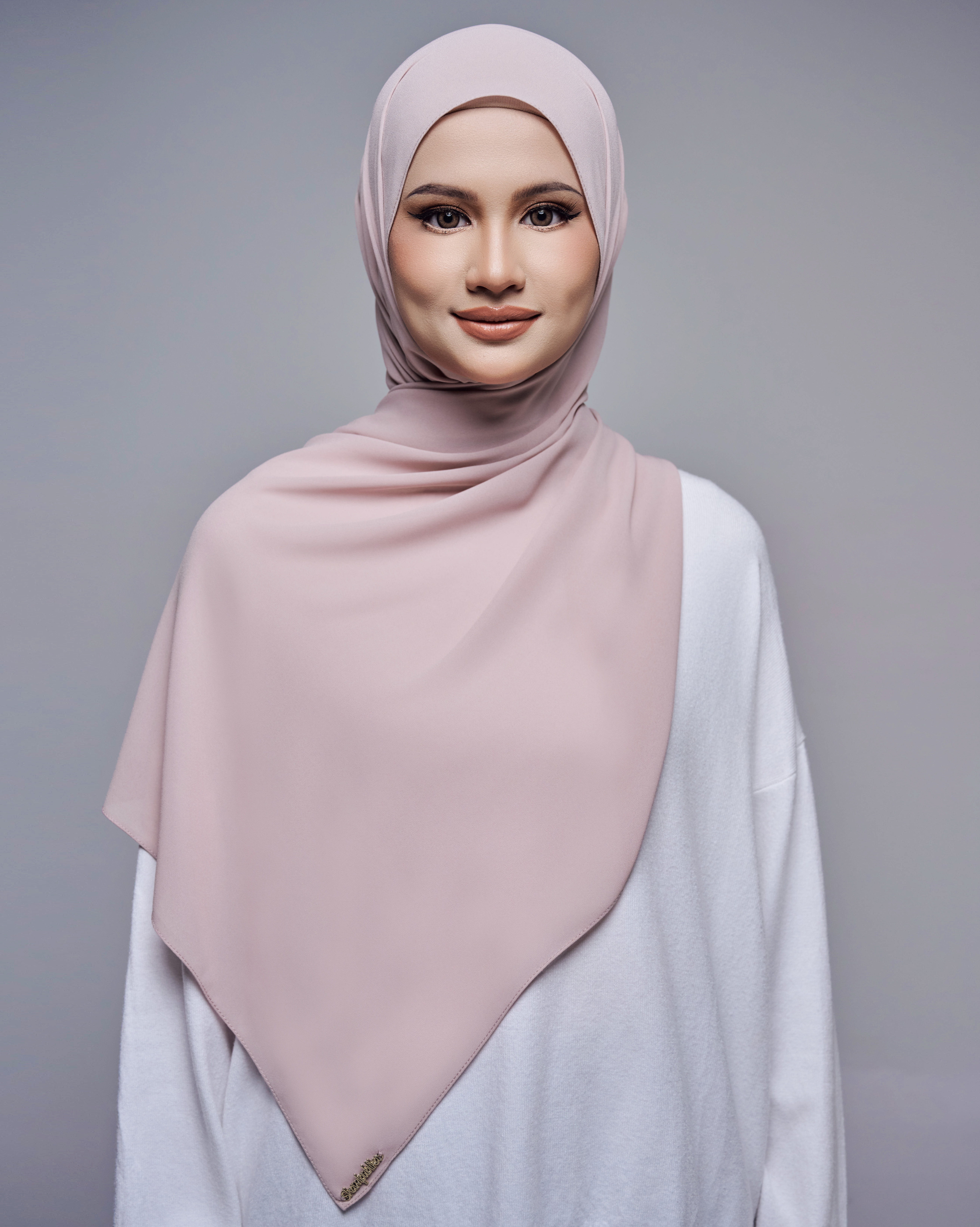 MALIQA SHAWL 2.0 IN LIGHT PINK