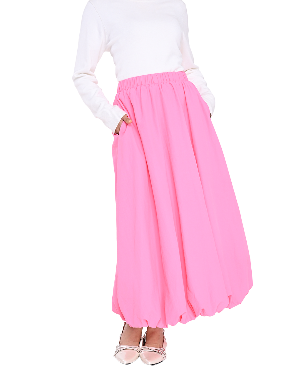 NOVA BALLOON SKIRT IN PINK