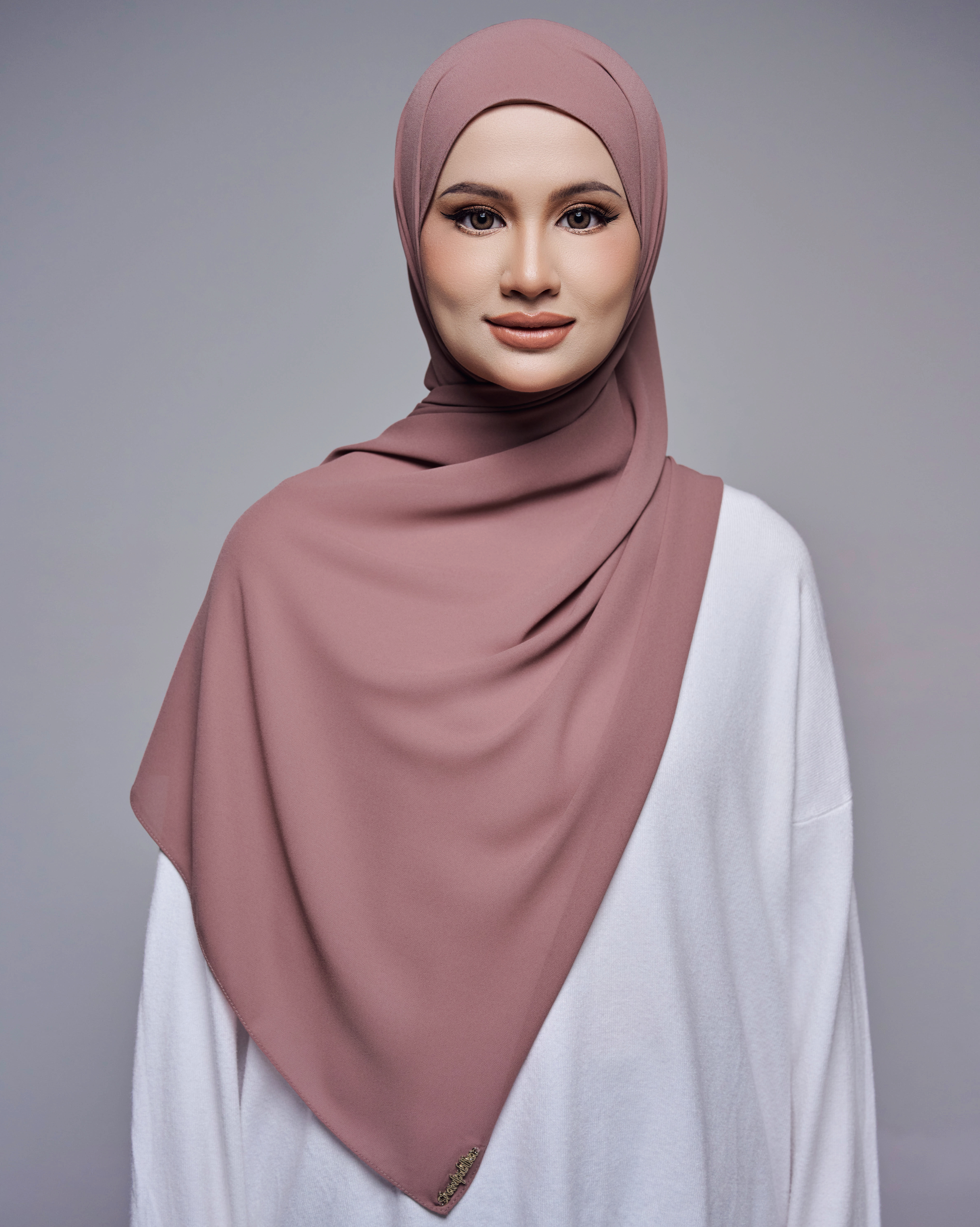 MALIQA SHAWL 2.0 IN ROSEWOOD