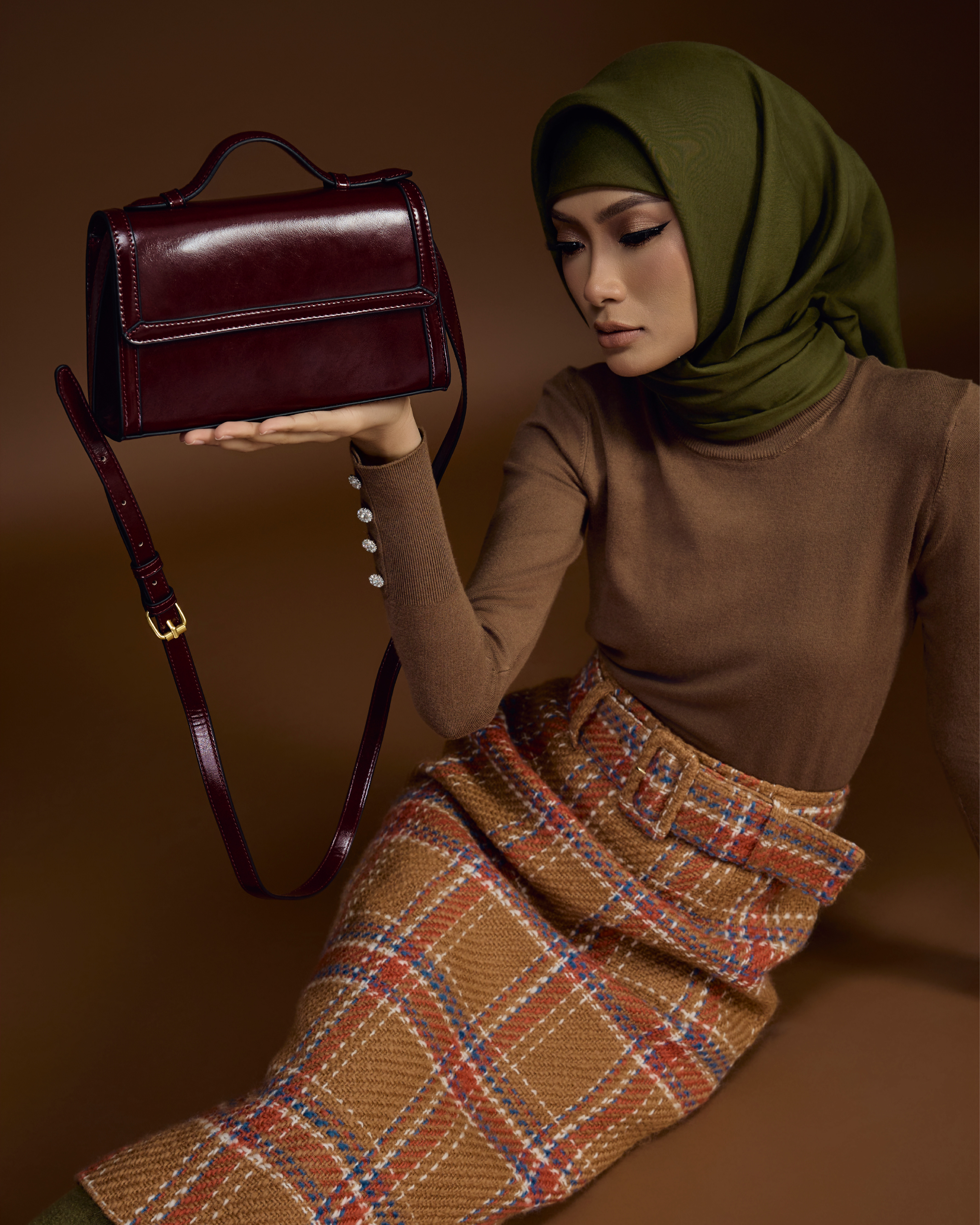 JULIET BAG IN ROYAL BURGUNDY