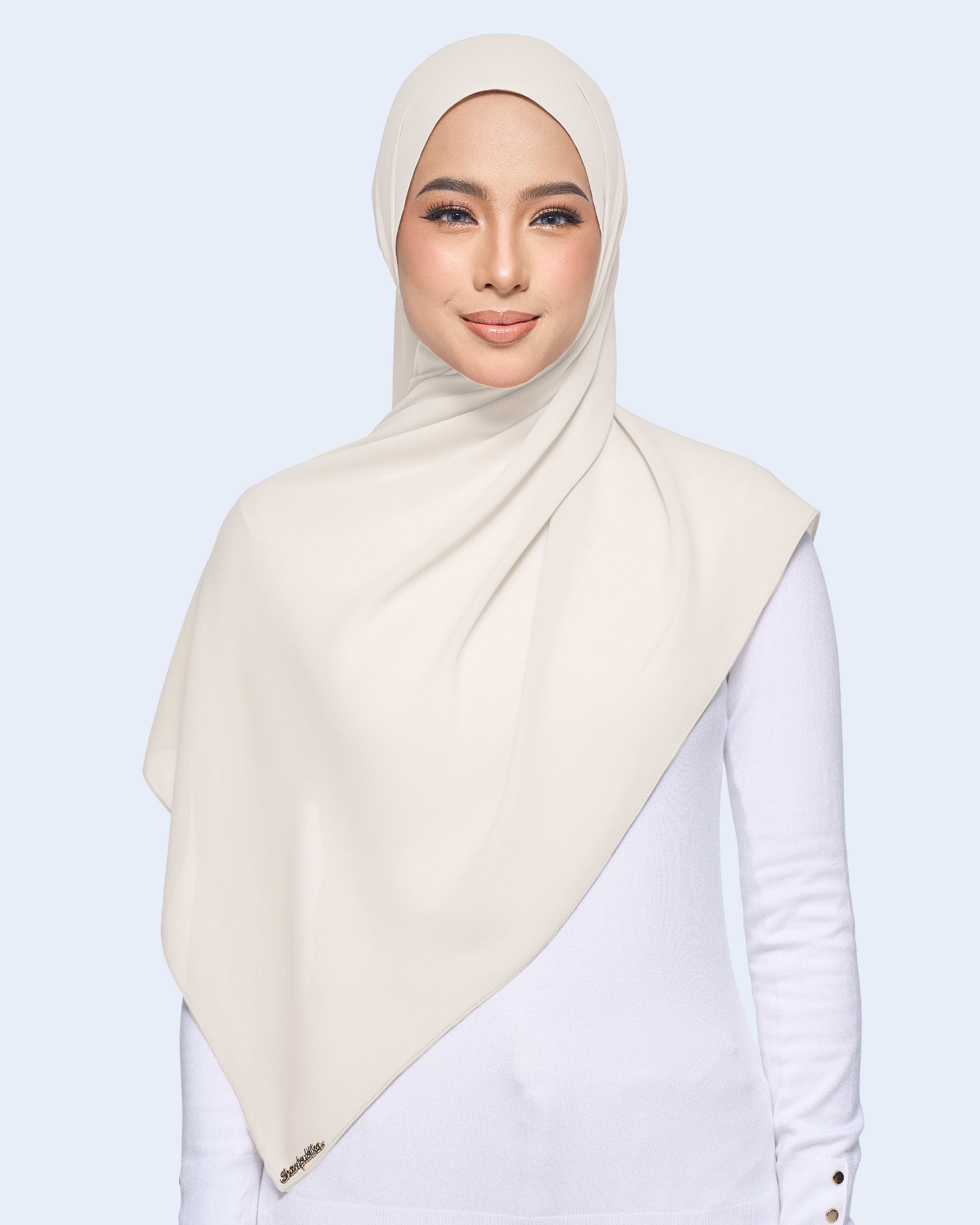MALIQA SHAWL 2.0 IN BUTTERCREAM
