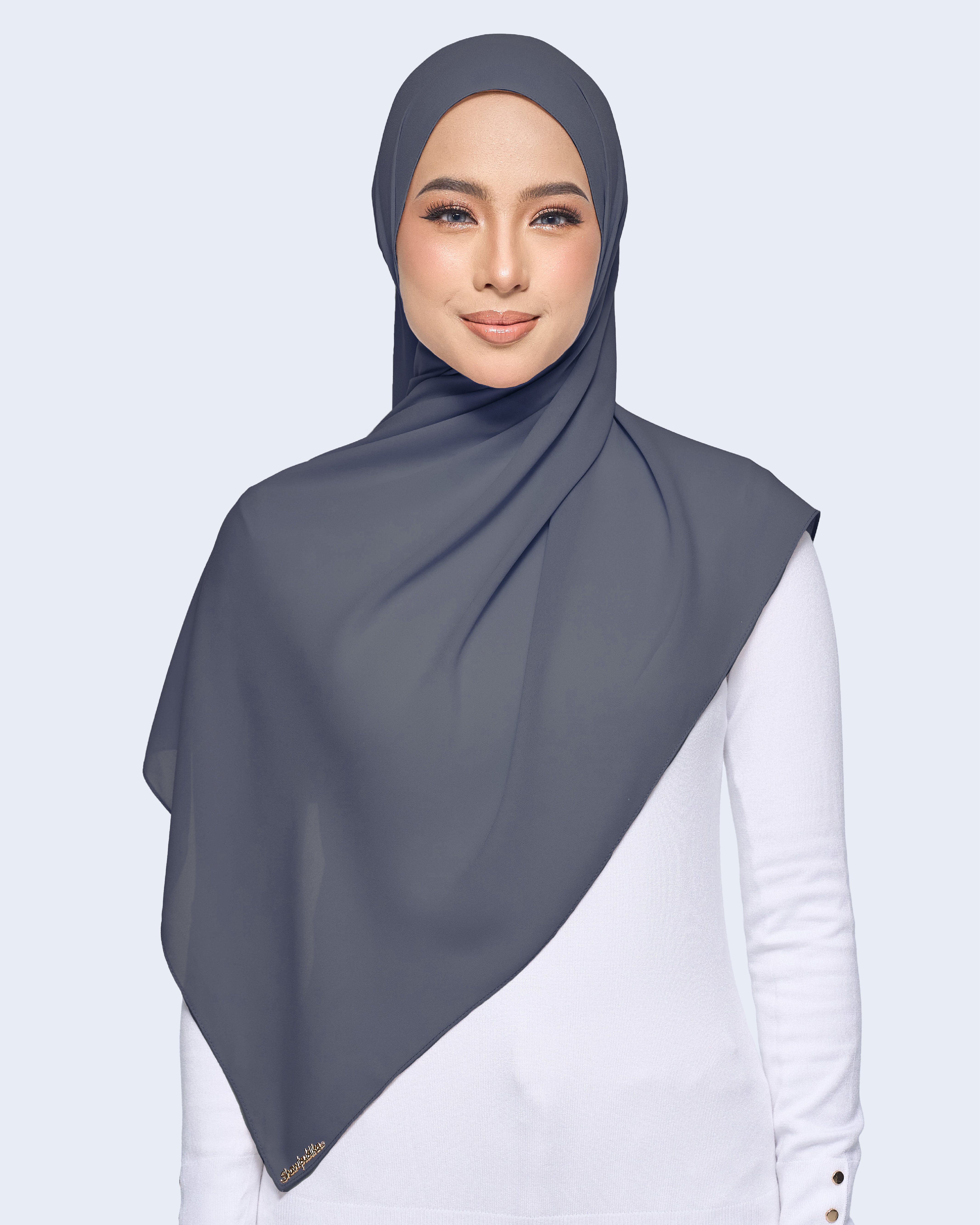 MALIQA SHAWL 2.0 IN DARK GREY