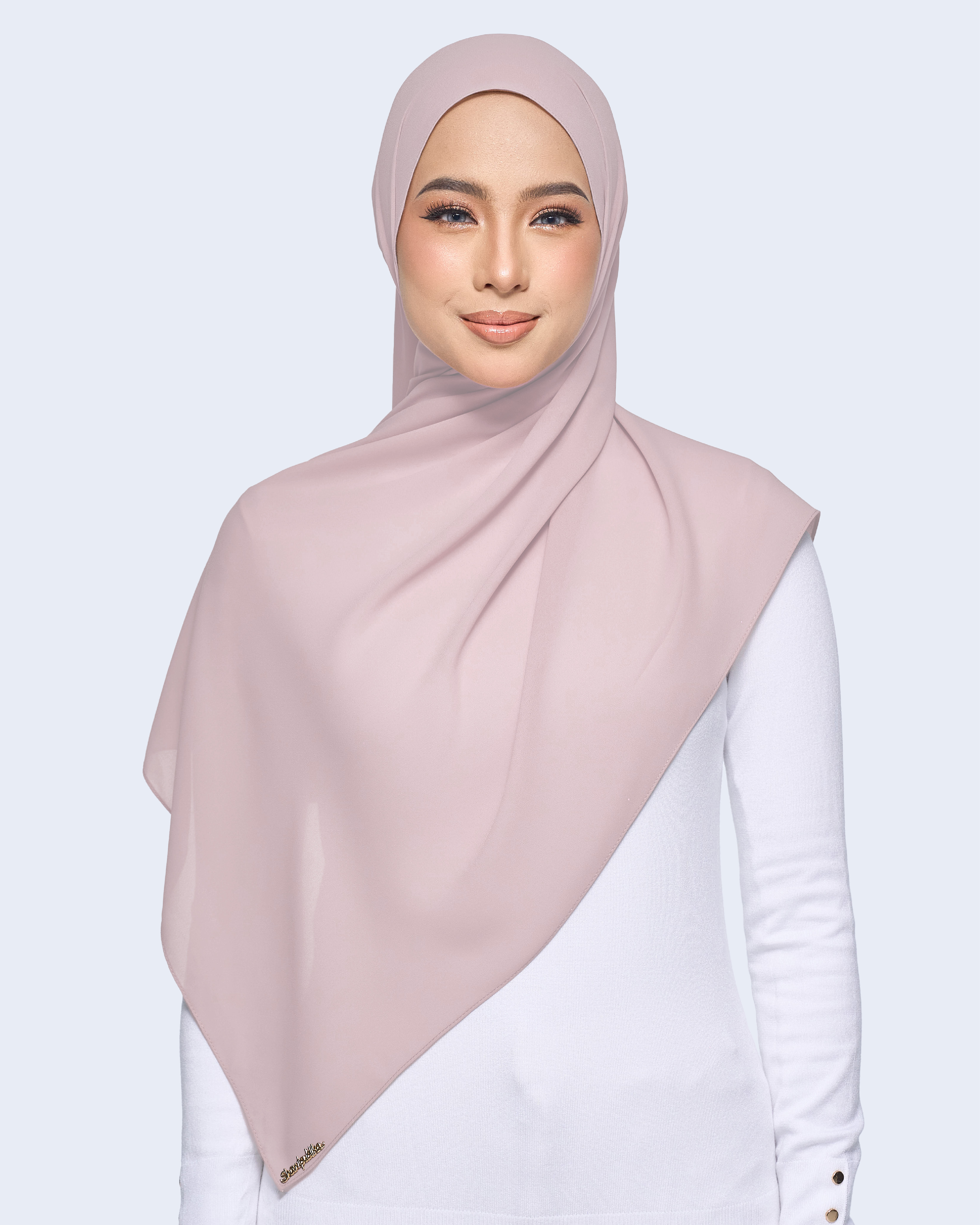 MALIQA SHAWL 2.0 IN DUSTY PINK