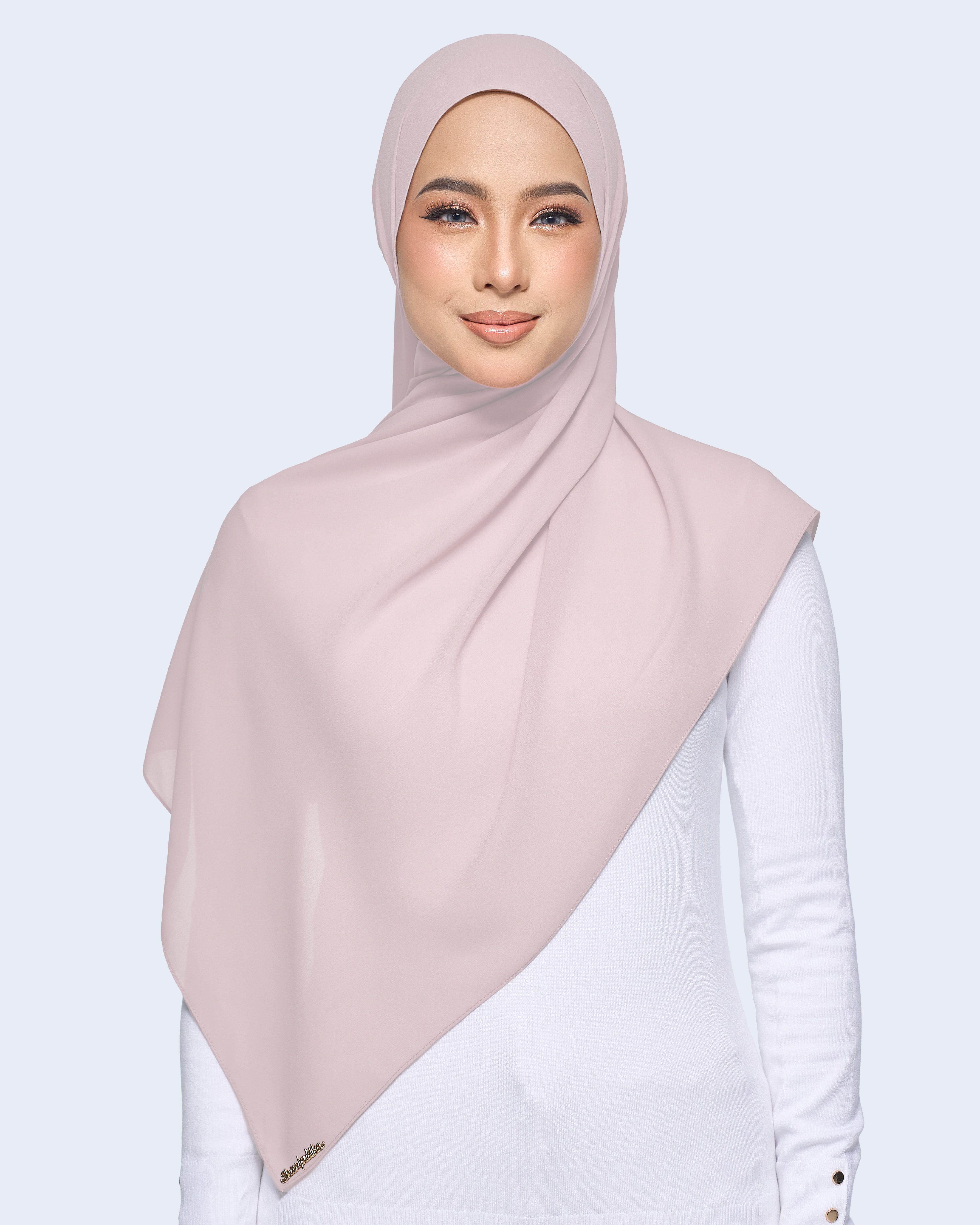MALIQA SHAWL 2.0 IN LIGHT PINK