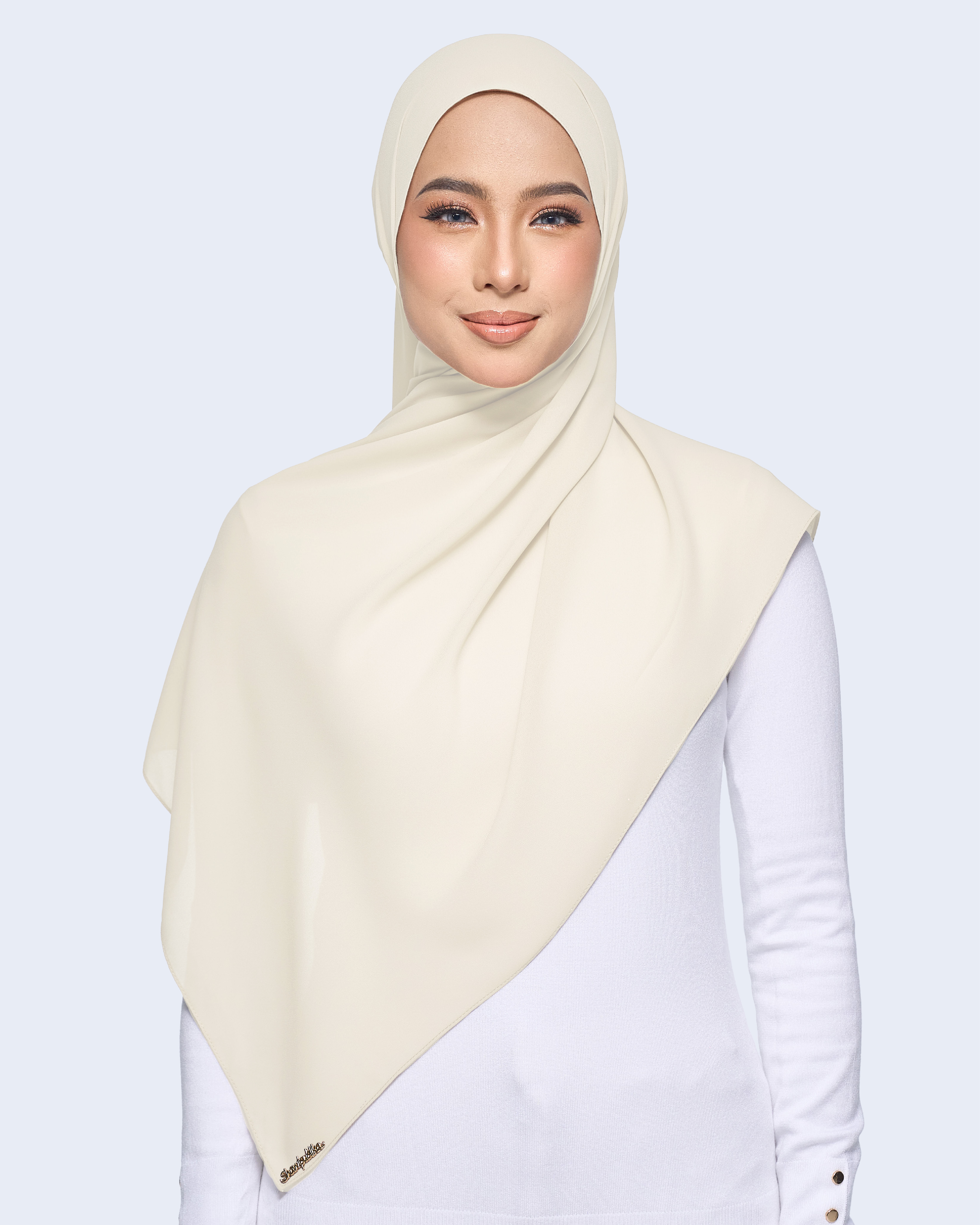 MALIQA SHAWL 2.0 IN MILKY