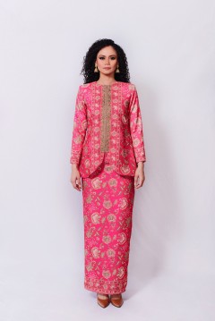 LARA KEBAYA (HOT PINK)