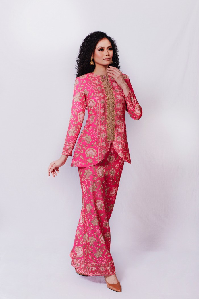 LARA KEBAYA (HOT PINK)