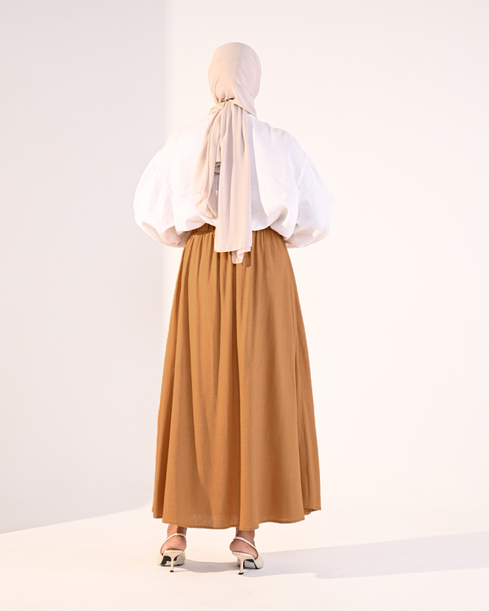 LAINEY SKIRT IN BROWN