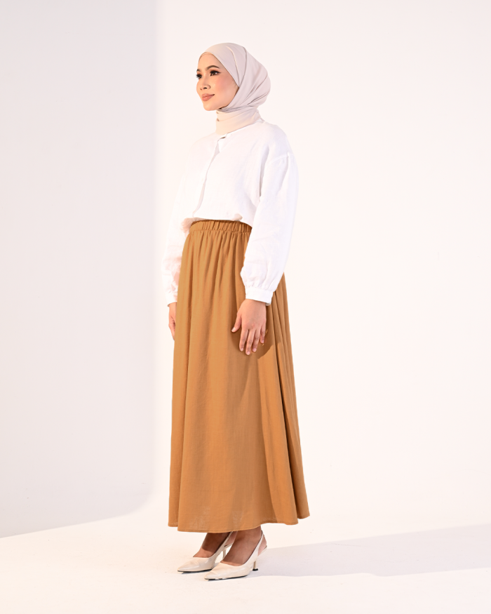 LAINEY SKIRT IN BROWN