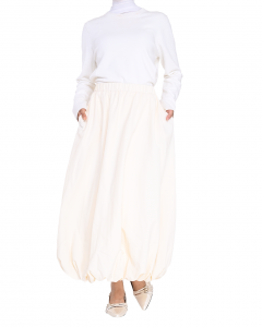 NOVA BALLOON SKIRT IN CREAM