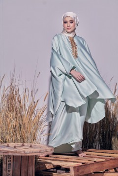 HENNA CAFTAN IN TIFFANY GREEN