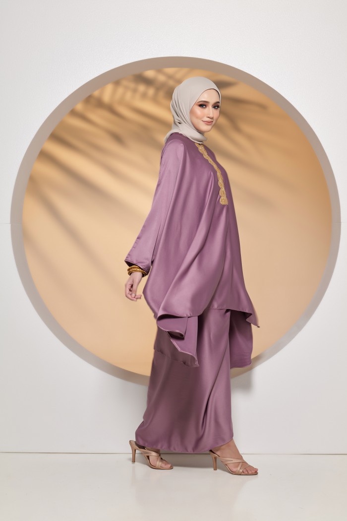 DEFECT RANI CAFTAN IN LILAC