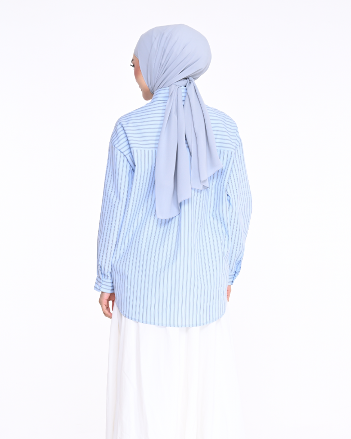 EZRA TOP IN  LIGHT BLUE