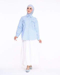 EZRA TOP IN  LIGHT BLUE