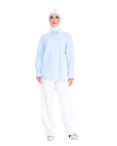 BALLERIA STRIPE SHIRT IN LIGHT BLUE