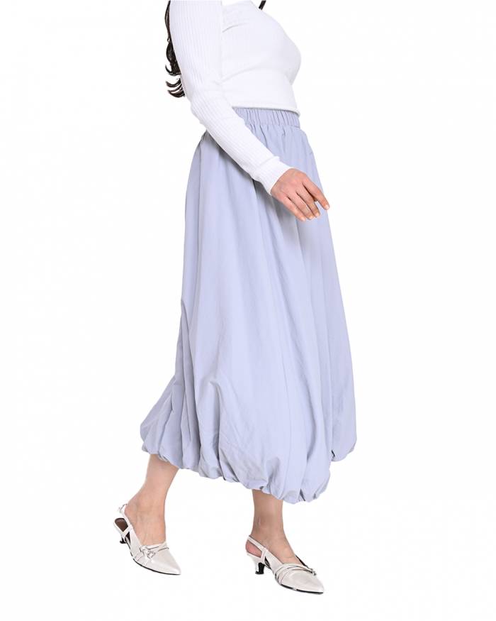 NOVA BALLOON SKIRT LIGHT GREY