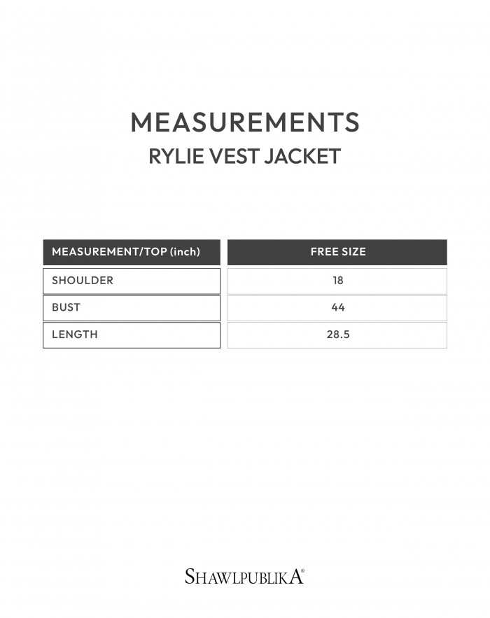 RYLIE VEST JACKET IN WHITE