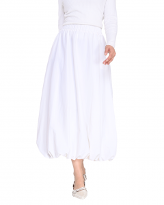 NOVA BALLOON SKIRT IN WHITE