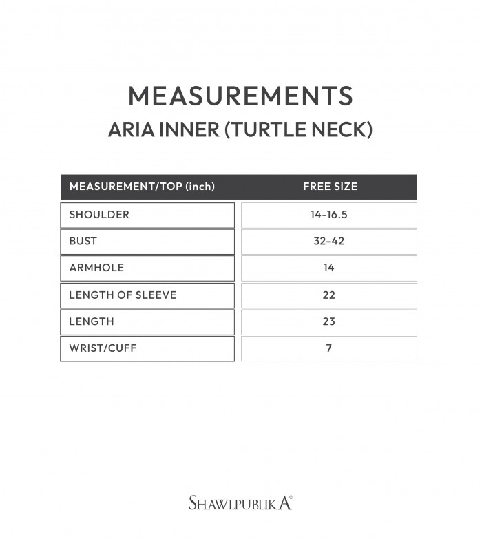 ARIA INNER TURTLENECK IN GREY